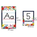 Wildflowers Alphabet Bulletin Board set (4.25&quot;x5.5&quot;)(10.7cmx14cm) (37pcs)