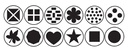 DOUGH EXTRUDERS ASST COLORS 12CT