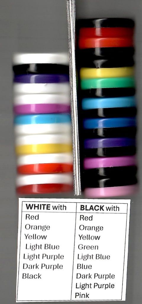 BUTTON MAGNET CIRCLE-SINGLE (7.6cmx7.6cm)(3cmx3cm) (each button is 2 colors)