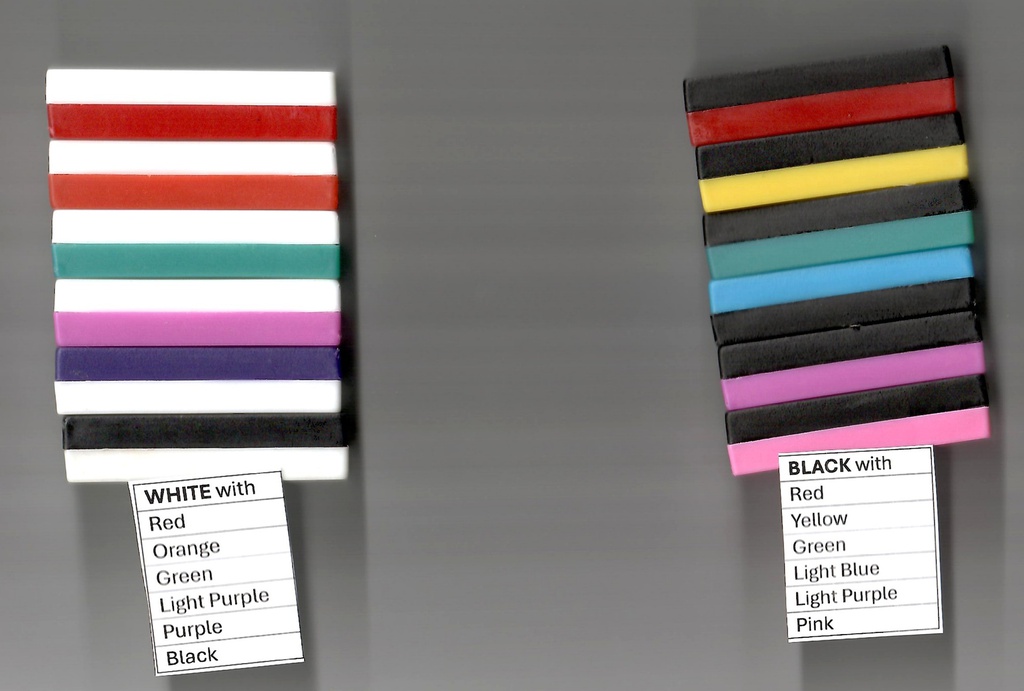 BLOCK MAGNET SINGLE (5.2cmx3cm)(each block is 2 colors)