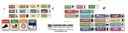 Classroom Labels: Photographic Quick Stick Bulletin Board Set contains (14''x3.5'')(35.5cmx8.9cm)  (34pcs)