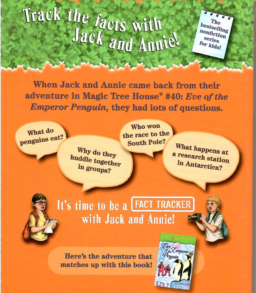Magic Tree House Fact Tracker #18: Penguins and Antarctica (7-10yrs)