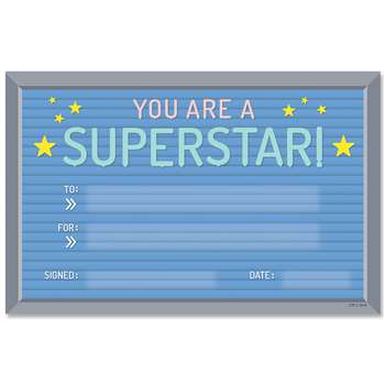 CALM &amp; COOL SUPERSTAR! AWARD (8.4''x2.4'')(21.5cmx6.3cm)(30pcs)