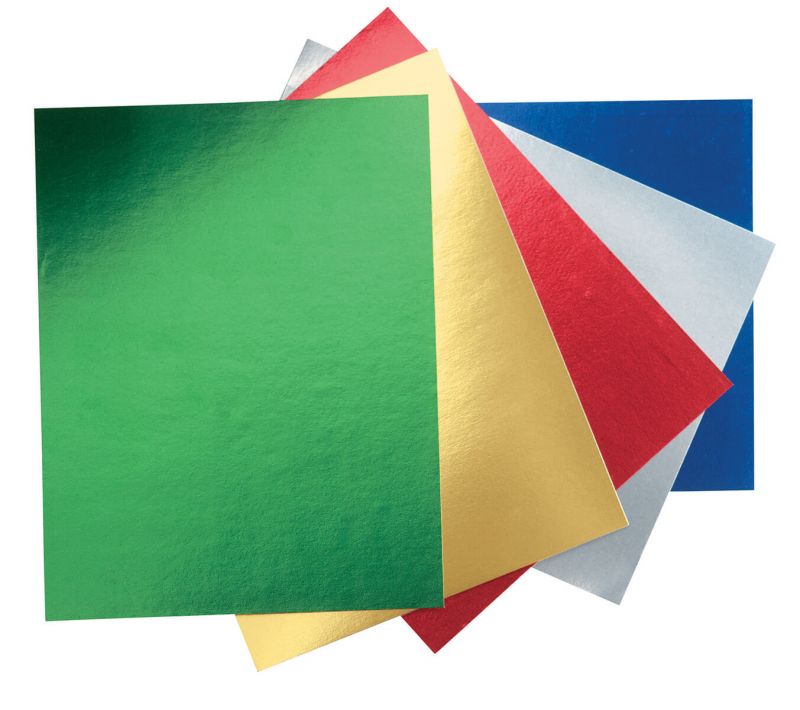 METALLIC BOARD 12PT 22"x28"(55.8cmx71.1cm) Asst SINGLE (Green, Gold, Red, Silver or Blue)