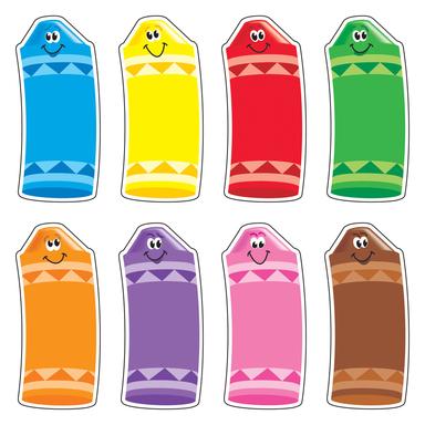 Crayon Colors Accents (5.5''x 2.5''(13.9cmx6.3cm) (36 pcs)