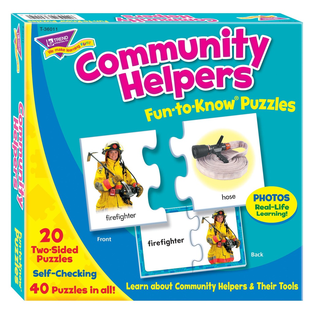 Community Helpers Puzzles (GR PREK + AGE 3+) (40pcs)