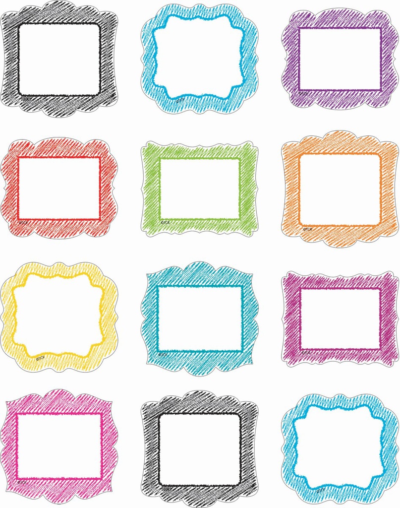 Scribble Mini Accents diff. colors (2.5'' (6.5cm)   (36 pcs)