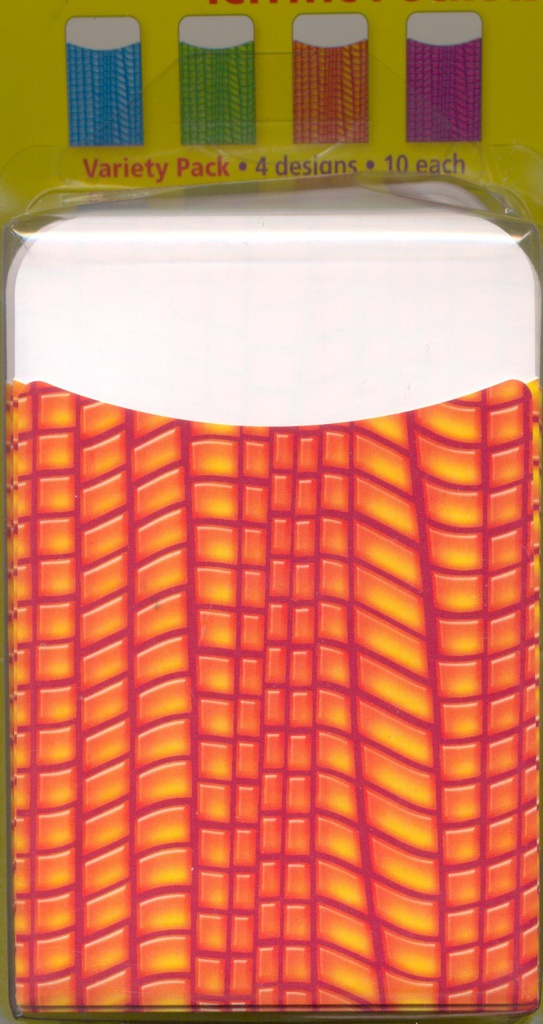 Reptile  4 designs  (8.8cm x13.3cm)   (40 pockets)