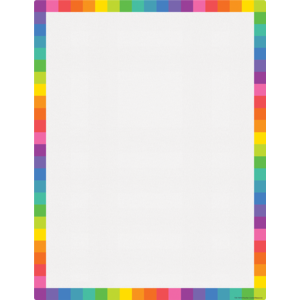 *Colorful Blank Write-On/Wipe-Off Chart 17''x22''(43cmx55cm)