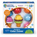 Smart Snacks Rainbow Color Cones (12pcs) (18+ months)
