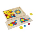 Pattern Blocks and Boards Wooden Toys (3-6yrs)