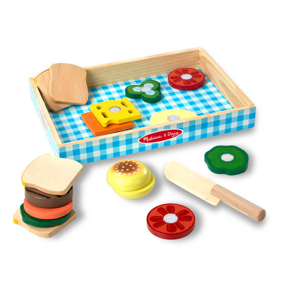 Sandwich Making Set Wooden Toys (3-5yrs)