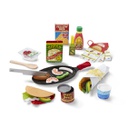 Fill &amp; Fold Taco &amp; Tortilla Set Wooden Toys (3+yrs)