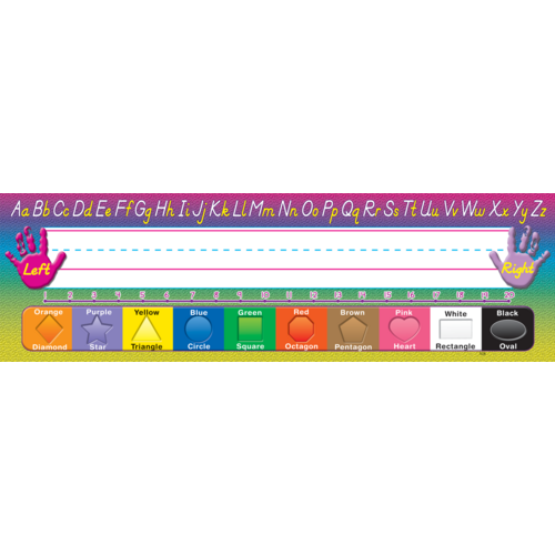 MODERN PRINTING Flat Name Plates (36/pkg)(3.5''x11.5'')(8.8cmx29.2cm)