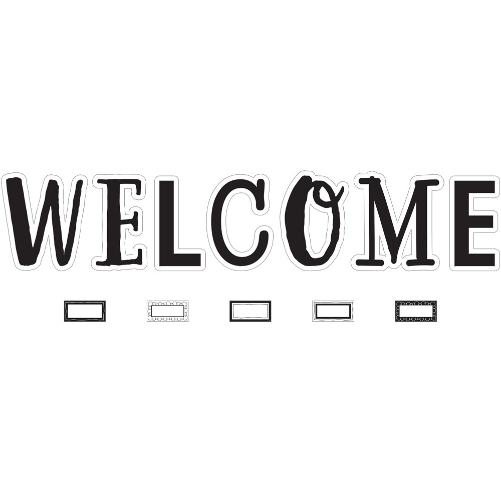 Black &amp; White Welcome! BB SET(49pcs)(13''-33cm)