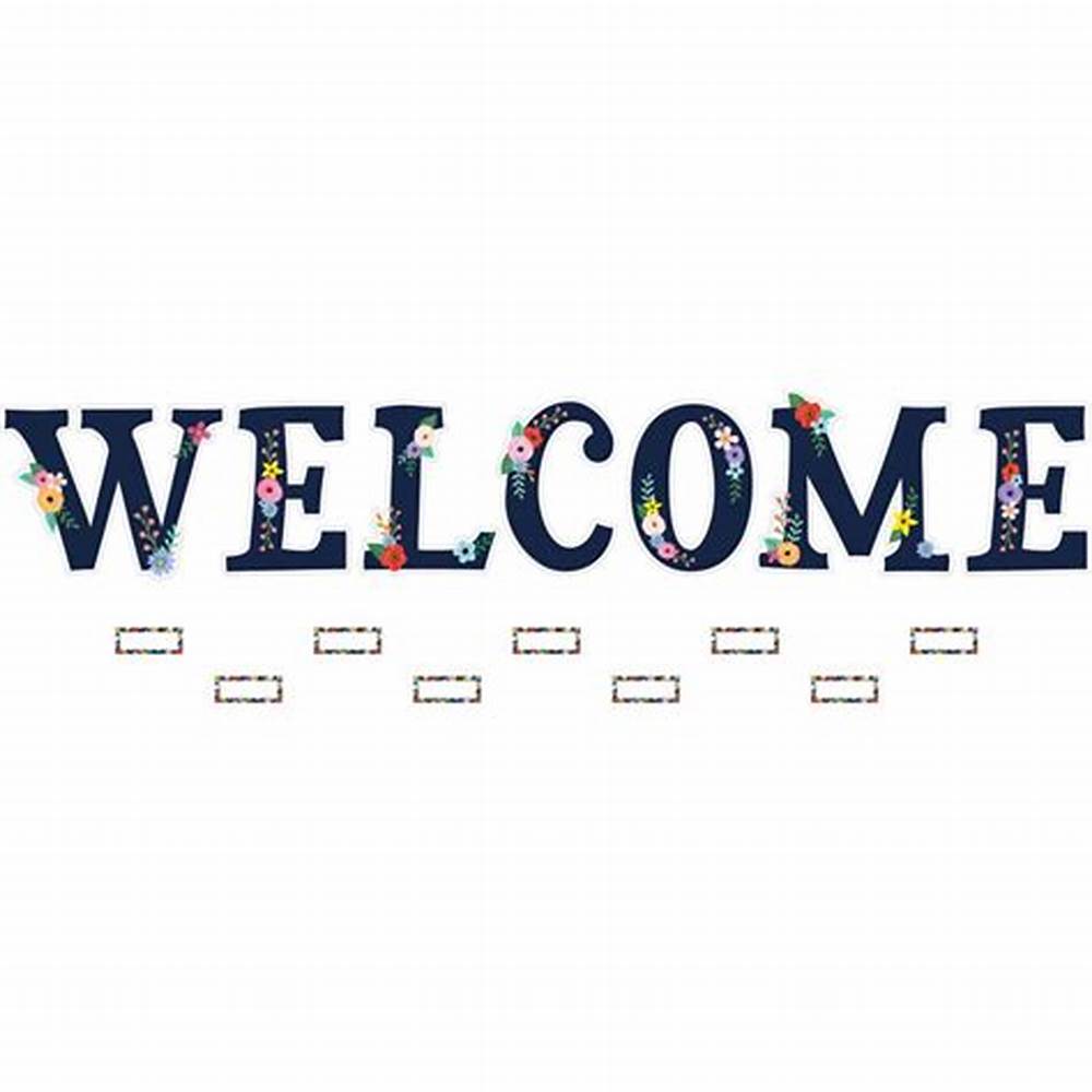 Wildflowers Welcome! Bulletin Board Set (55pcs)