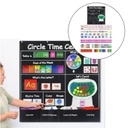 Circle Time Center BLACK POCKET CHART 39" x 41" (99cm x 104cm)