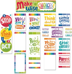 [CTP6952] Paint Behavior Clip Chart Mini Bulletin Board 6''x63''(15.2cmx160cm)(21pcs)