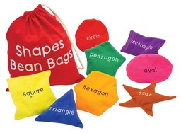 [EI3048] Shapes Beanbags (8bags) (4&quot;x5&quot; (10cmx12.7cm) (Gr: Prek+Age 3+)