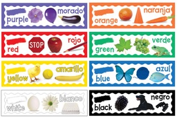 [EU847071] COLORS MINI BULLETIN BOARD SET  (6.5''x26&quot;)(16.5cmx66.04cm)