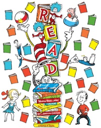 [EU849314] DR SEUSS Reading Door Decor Kit  (34pcs)