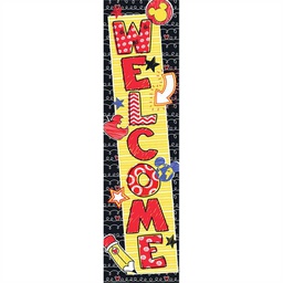 [EUX849722] MICKEY COLOR POP WELCOME BANNER (12''x45'')(30.8cmx114.3cm) (1pc)