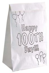 [HYG64655] Bags,100th Day Celebration (25 Bags)(5''x3''x9.75'')(12.7cmx7.6cmx24.7cm)