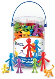 [LER3372] All About Me Family Counters (72 counters in six colors)(3+yrs)