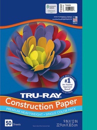 [P103007] TRURAY 9"x12" (22.8cmx30.4cm) TURQUOISE 50CT