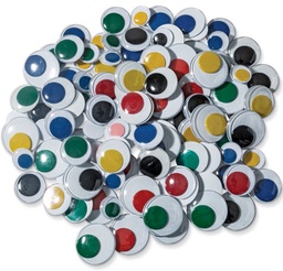 [PAC344501] WIGGLY EYE JUMBO ASST SIZE and COLOR 100CT