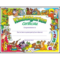 [T343] Kindergarten Certificate (21.5cm x 28cm)(30 pcs)