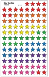[T46079] Star Smiles Super Shapes Stickers (8 sheets)(800stickers)(0.4''-1cm)