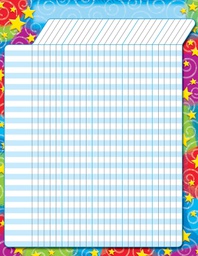 [T73355] Stars ‘n Swirls Incentive Charts (17''x22'')(43cmx55.8cm)