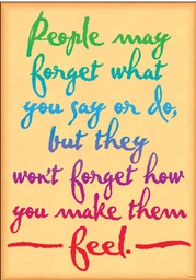 [TA67378] People may forget what you… Poster 13.3''x19''(33.7cmx48.2cm)