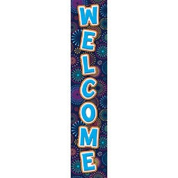 [TCRX5487] FIREWORKS WELCOME! vertical BANNER (20.3cmx99cm) (1pc)