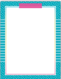 [TCRX7627] Colorful Vibes Blank Chart (55cmx 43cm)