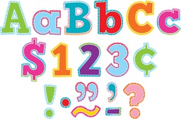 [TCR8777] Colorful Vibes Bold Block 4&quot; Letters Combo Pack (230pcs)