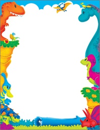 [TX11450] Dino-Mite Pals Printer paper (28cm)    ( 50 sheets)