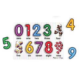[MD3273] See-Inside Numbers Peg Puzzle (2-5yrs)
