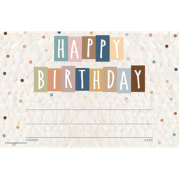 [TCR7135] EVERYONE IS WELCOME HAPPY BIRTHDAY Awards 5.5&quot; x 8.5&quot; (14cm x 21.5cm)