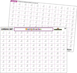 [TCR21018] MULTIPLICATION LEARNING MATS 17&quot;x 11.5&quot; (43cm x 29cm)