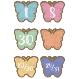 [TCR8549] Home Sweet Classroom Butterflies Calendar Days (36/pkg)(2.75''x2.25'')(7cmx5.7cm)