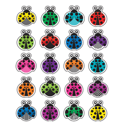 [TCR5462] COLORFUL LADYBUGS Stickers (120/pkg)  (2.5cm)