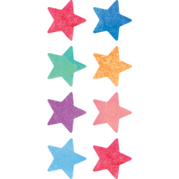 [TCR8897] WATERCOLOR Stars Mini Stickers (378/pkg)