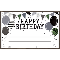 [TCR8528] Modern Farmhouse Happy Birthday Award  (8.5" x 5.5") (21.5cm x 14cm) (30 sheet)