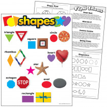 [T38009] SHAPES Chart 17" x 22" (43cm x 56cm)