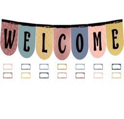 [TCR6677] Wonderfully Wild Welcome Bunting BB Set (68pcs)