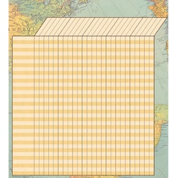 [TCR7964] Travel the Map Incentive Chart (17''x22'')(43cmx55.8cm)