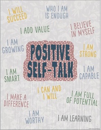 [TCR7882] Classroom Cottage Positive Self-Talk Chart (17''x22'')(43cmx55.8cm)