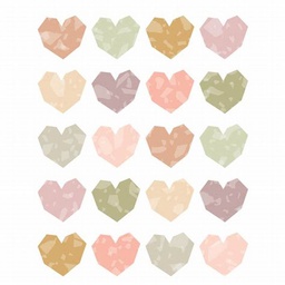 [TCR7220] Terrazzo Tones Hearts Mini Accents (36pcs)(2.6''x2.6'')(6.6cmx6.6cm)